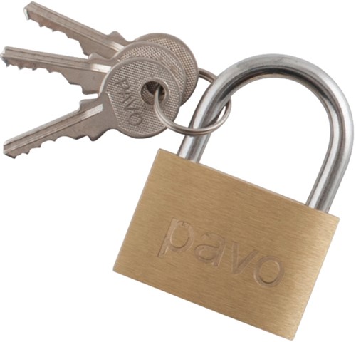 Hangslot Pavo  40mm 1 Stuk-3