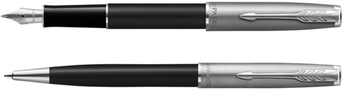 Vulpen Parker Sonnet Essential CT M lak zwart 1 Stuk-2
