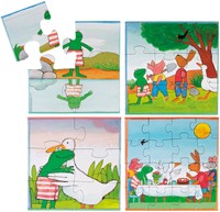 Puzzel De Wereld van Kikker 4 in 1 1 Doos-2