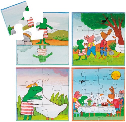 Puzzel De Wereld van Kikker 4 in 1 1 Doos-2