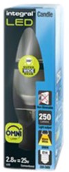 Ledlamp Integral E14 2700K warm wit 2W 250lumen 1 Stuk