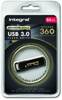 USB stick 3.0 Integral Secure 360 USB-A 64GB zw 1 Stuk-2