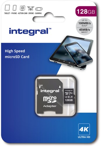 Geheugenkaart Integral microSDXC 128GB 1 Stuk-2