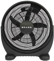 Vloerventilator BRASQ 50cm zwart 1 Stuk