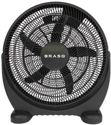 Vloerventilator BRASQ 50cm zwart 1 Stuk