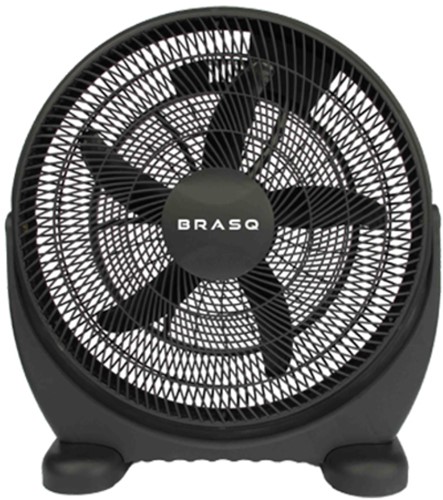Vloerventilator BRASQ 50cm zwart 1 Stuk