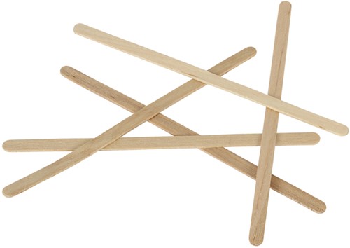 Roerstaafjes Biaretto hout 11cm 2000 stuks 2000 Stuk-2