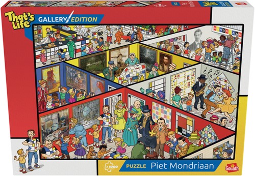 Puzzel Mondriaan 1000 st 1 Doos