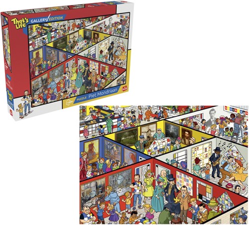 Puzzel Mondriaan 1000 st 1 Doos-3