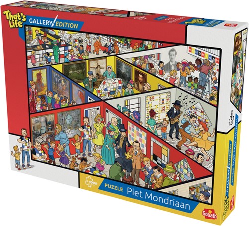 Puzzel Mondriaan 1000 st 1 Doos-1