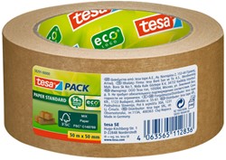 Verpakkingstape tesapack Standaard eco 50mx50mm br 1 Rol