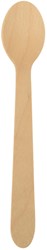 Koffielepel Papstar 110mm hout 100 Stuk