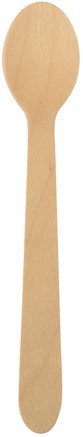 Koffielepel Papstar 110mm hout 100 Stuk