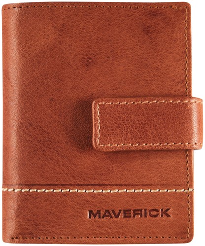 Kaarthouder Mav Rough Gear compact RFID cognac 1 Doos