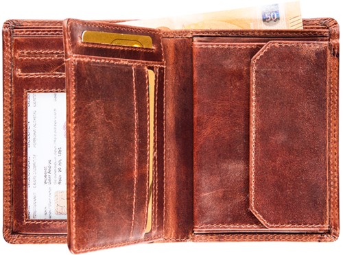 Portefeuille Mav The Original geldvk RFID bruin 1 Doos-2