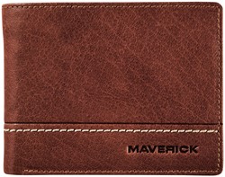 Portemonee Mav Rough Gear comp geldvk RFID bruin 1 Doos