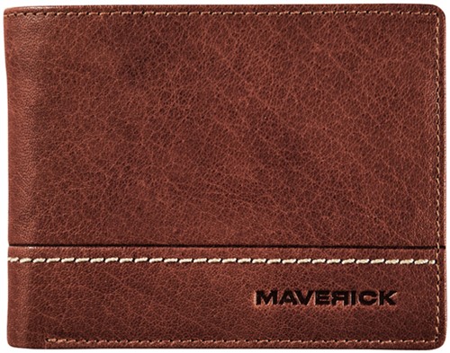 Portemonee Mav Rough Gear comp geldvk RFID bruin 1 Doos