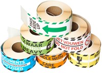 Etiket Rillprint do not fold wit 250 Stuk-2