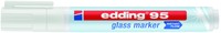 Viltstift edding 95 glasbord wit 1 Stuk-3