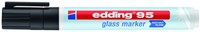 Viltstift edding 95 glasbord zwart 1 Stuk-2