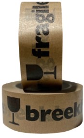 Waarschuwingstape IEZZY 50mmx50m gerecycled papier 1 Rol-2