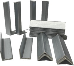 Hoekprofiel IEZZY karton alu look 35x35x150mm 100 Stuk
