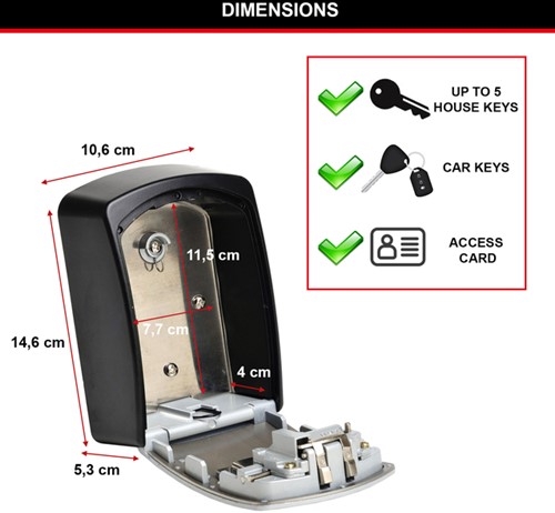 Sleutelkluis MasterLock Select Access extra groot 1 Blister-3
