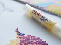 Olie-acrylblok edding 30010 A6 20 vel 300gr wit 1 Stuk-4