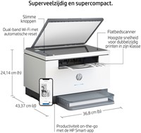 Multifunctional Laser HP Laserjet M234SDW 1 Stuk-1