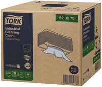 Reinigingsdoek Tork W4 Industrial gevouwen grijs 4 pak-3