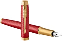 Vulpen Parker IM Premium GT F diep rood 1 Stuk-2