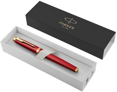 Rollerpen Parker IM Premium GT F dieprood 1 Stuk-3