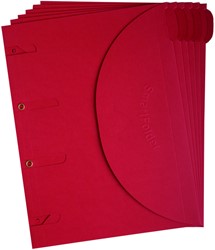 Smartfolder geperforeerde opbergmappen A4 rd 6st 6 Stuk