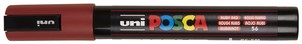 Verfstift Posca PC5M M robijnrood 1 Stuk