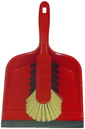 Stofblikset Cleaninq kunststof 23x21cm rood 1 Stuk