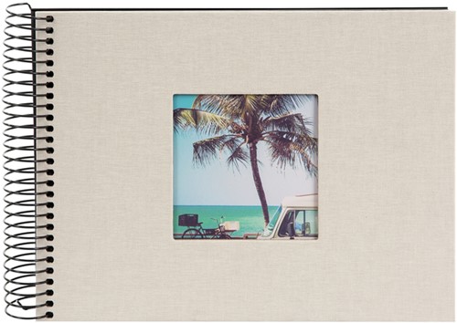 Spiraalalbum Bella Vista sandgrey 1 PAK