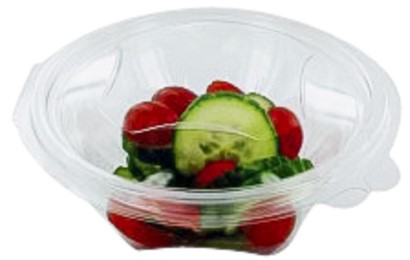 Saladebak IEZZY 375ml rond rpet 50 Stuk