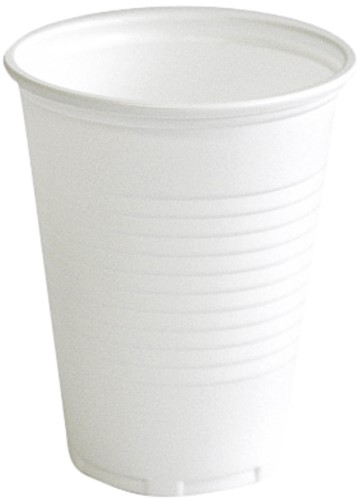 Beker IEZZY 180ml D 70mm plastic wit 100 Stuk