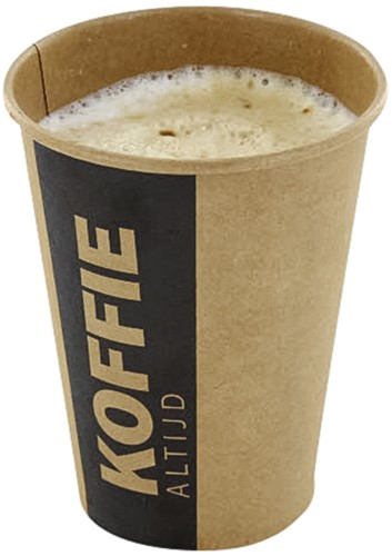 Beker IEZZY altijd koffie 250ml D 90mm 50 Stuk