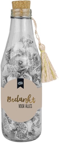 Momenten fles Bedankt kraft 1 Stuk