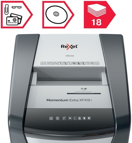 Papiervernietiger Rexel Momentum XP418 4x35mm 1 Stuk-12