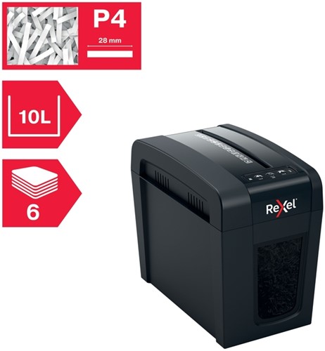 Papiervernietiger Rexel Secure X6-SL 4x40mm 1 Stuk-18