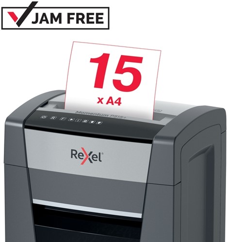 Papiervernietiger Rexel Momentum P515 2x15mm 1 Stuk-11