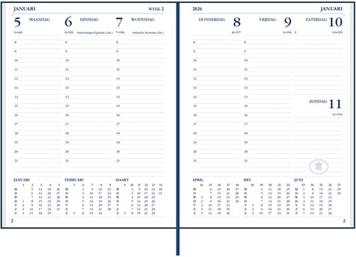 Agenda 2027 Ryam Weekplan groot letter 7d/2p ass 1 Stuk-2