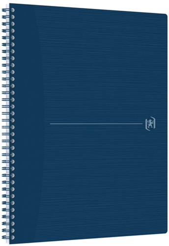 Spiraalblok Oxf Origin A4+ lijn 140pag 80gr blauw 1 Stuk-2