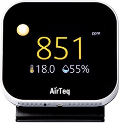 CO2-detector AirTeq Touch Base 1 Stuk