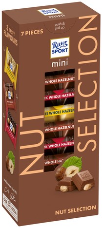 Ritter Sport Mini Nut Selection toren 7x16.67gr 116 Gram
