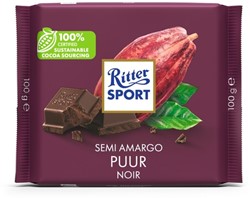 Ritter Sport Puur tablet 100gr 100 Gram