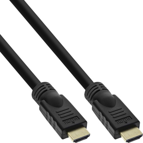 KABEL INLINE HDMI ETHERNET 4K M/M 2 M ZWART 1 Stuk