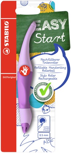 Rollerpen STABILO Easyoriginal rechts M pa lila 1 Blister